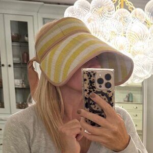 LORNA MURRAY Cammeray Sanctuary Sun Visor OS Adjustable Tie